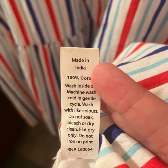 NWT Addison Bay Isle Dress in White Multi - Picture 10 of 10